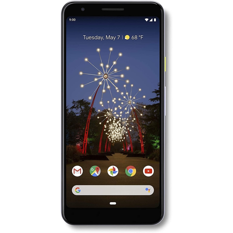 Google - Pixel 3a with 64GB Memory Cell Phone (Unlocked) - Purple-ish